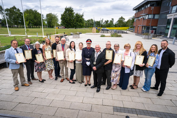 The county's local heroes being honoured