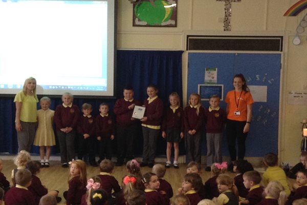 Image demonstrating Sustainable travel award for Grange View First School 