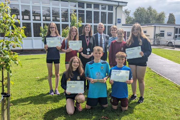 Image demonstrating Corbridge pupils named as winners of Young Green Briton Challenge