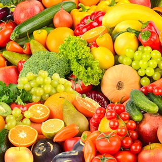 healthy fruit and vegetables