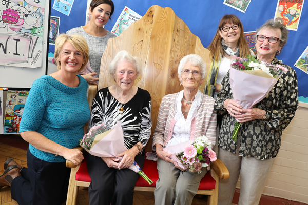 Image demonstrating Story chair gift kicks off National Libraries Week in Northumberland