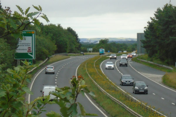 A189 at Cramlington