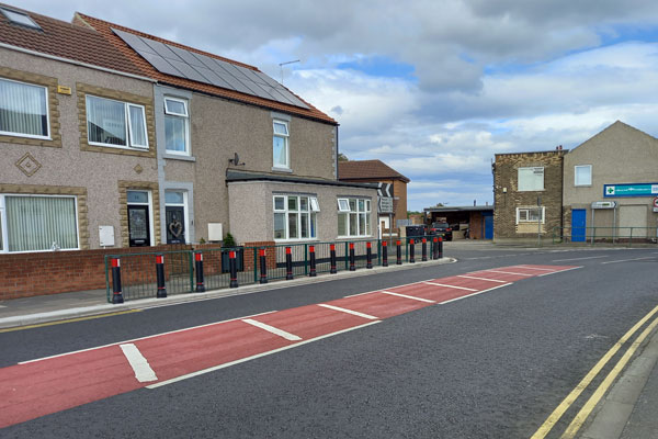 Safety work in Stakeford