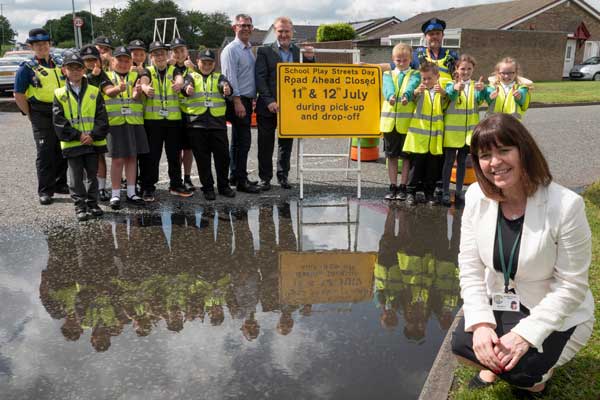 Image demonstrating County school pioneers road safety initiative