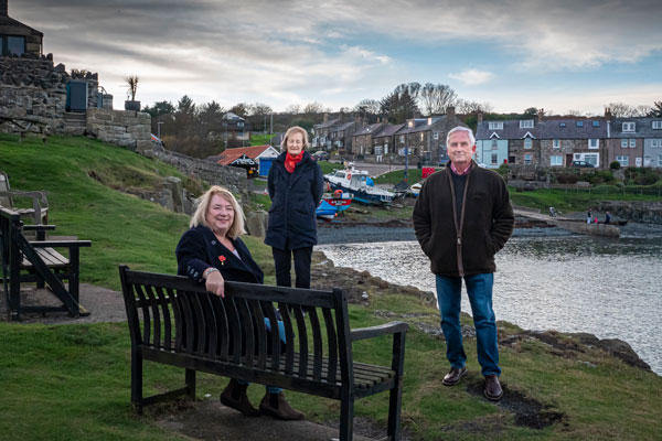 Councillors Wendy Pattison, Margaret Brooks and Glen Sanderson