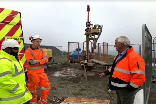 Clean up work at Lynemouth