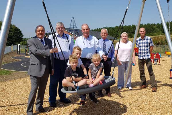 Image demonstrating New playpark unveiled in Bedlington