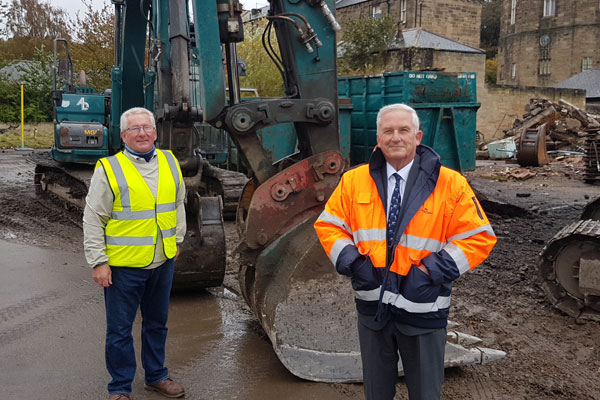 Councilllors John Beynon and Glen Sanderson