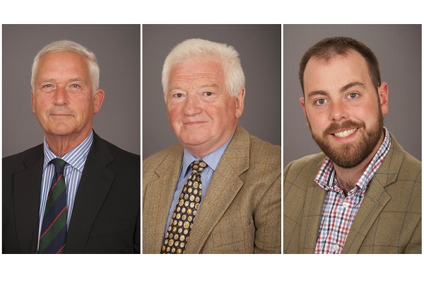 Councillors Glen Sanderson, Jeff Watson and Guy Renner-Thompson