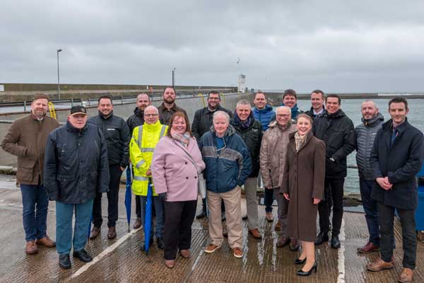 Stakeholders on Seahouses Pier