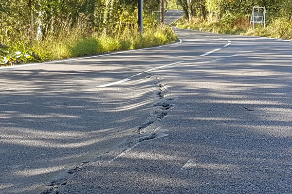 Image demonstrating Landslip works move to next stage