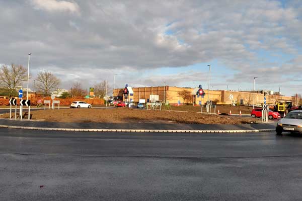 Westmorland Way roundabout