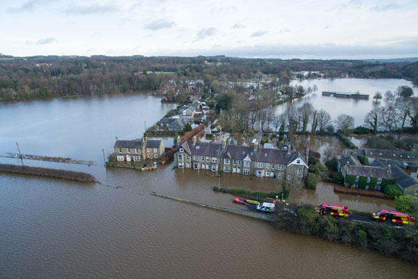 Flooding in Northumberland