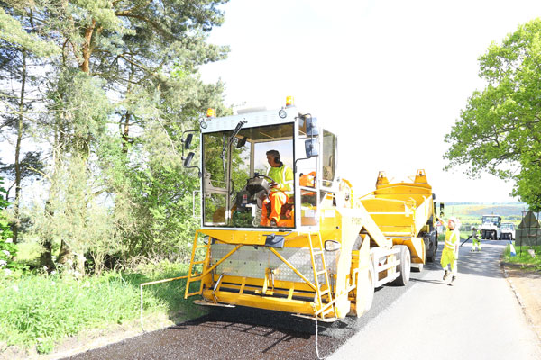 Image demonstrating Teams out in force for road inspections