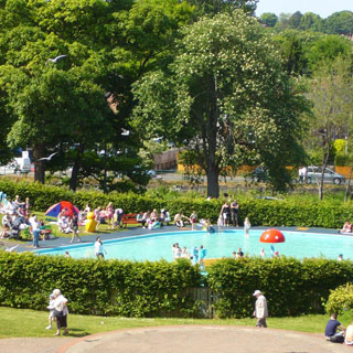 Image showing Play areas and paddling pool