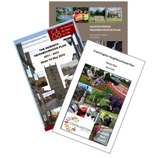 Various local plan covers