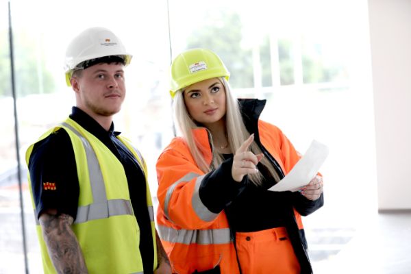 Electrical apprentice Ben and Civil Engineering apprentice Darcy