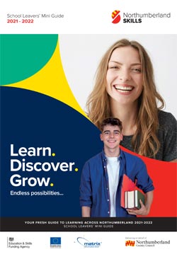 Mini guide front cover - Learn. Discover. Grow. Endless possibilities