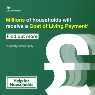 Find out more about what cost of living support is available for households.